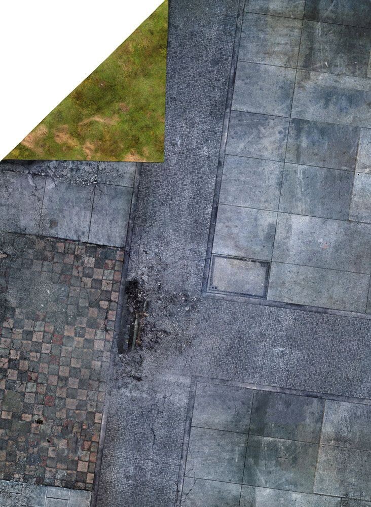 Aftermatch Plaza 44”x60” / 112x152 cm - double-sided rubber mat - Playmats Spielmatte