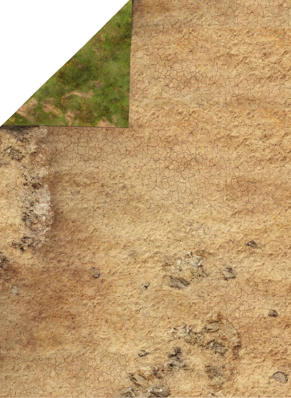 Rocky Desert 44”x60” / 112x152 cm - double-sided rubber mat - Playmats Spielmatte