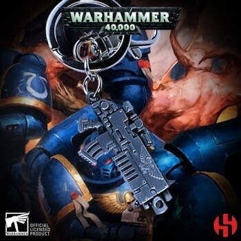 Bolter Metallic Finish Keychain - Warhammer 40K - Warhammer 40K