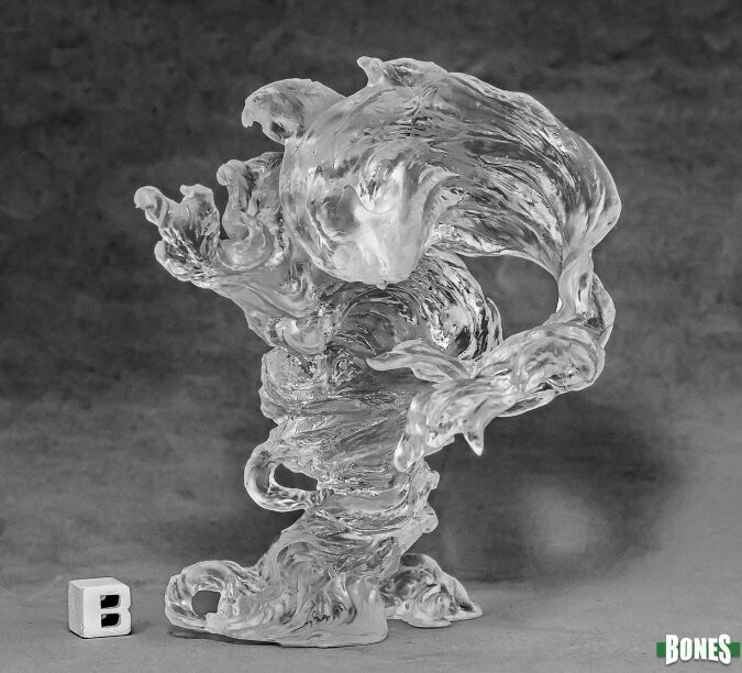 Large Air Elemental (CLEAR) - Bones - Reaper Miniatures