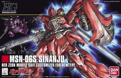 Gundam - 1/144 HGUC MSN-06S SINANJU - Bandai - Gunpla
