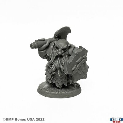 Dark Dwarf Cleaver - Bones - Reaper Miniatures