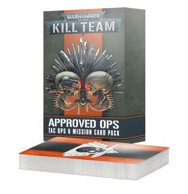 Kill Team: Approved Ops – Tac Ops & Mission Card Pack (Englisch) (23/24 Edition) - Games Workshop