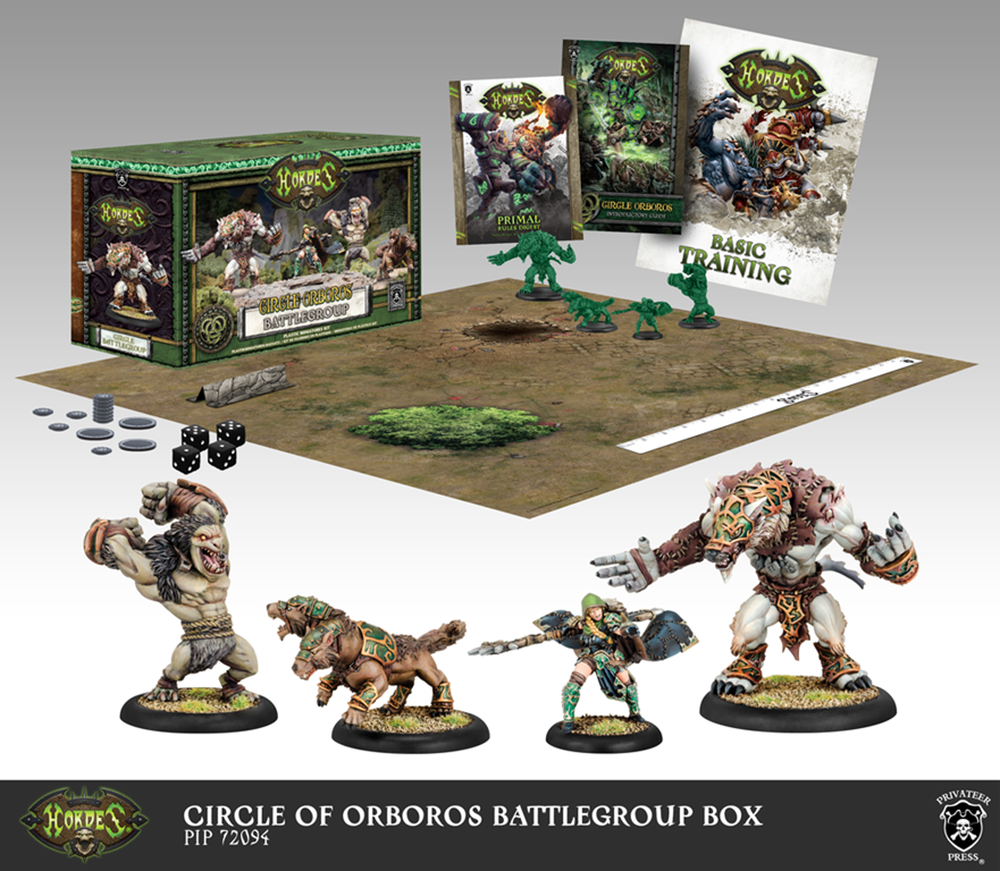 Circle of Orboros Battlegroup Starter Box (Plastic) - Warmachine - Privateer Press Circle of Orboros Battlegroup Starter Box (Plastic) - Warmachine - Privateer Press