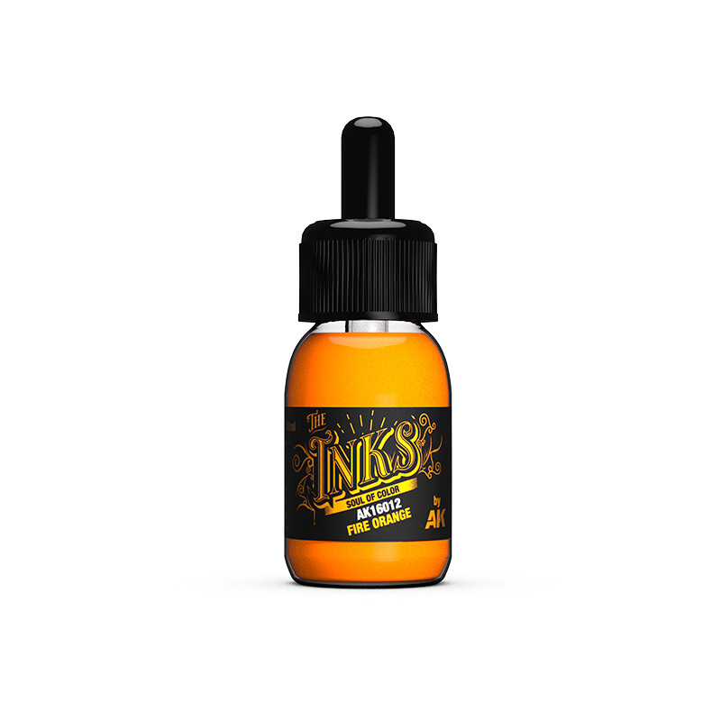 FIRE ORANGE – INK - AK Interactive