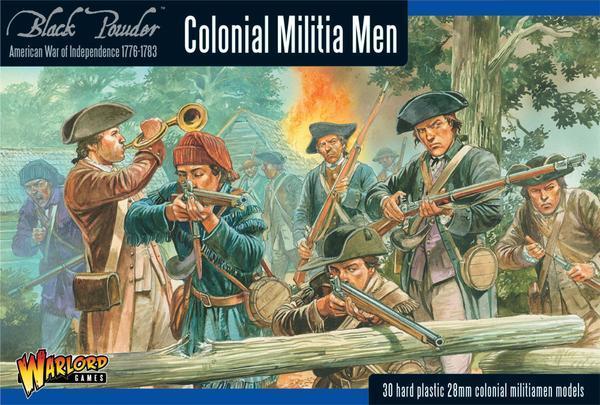 Colonial Militia Men - American War of Independence - Warlord Games