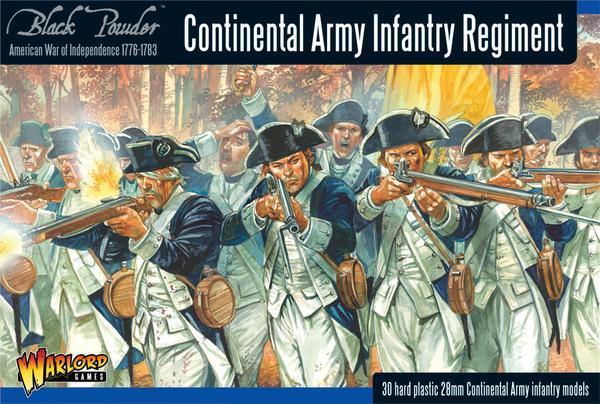 Continental Infantry Regiment - American War of Independence - Warlord Games