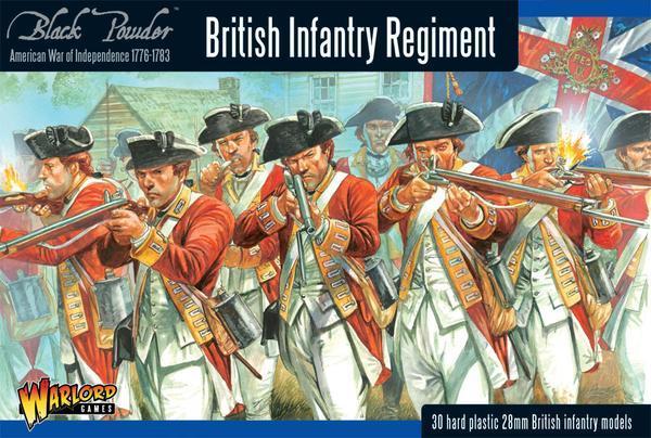 British Infantry Regiment - American War of Independence - Warlord Games