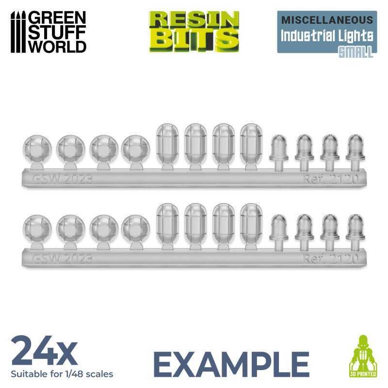 3D Printed Set - Industrial Lights - Small - Klein - Greenstuff World
