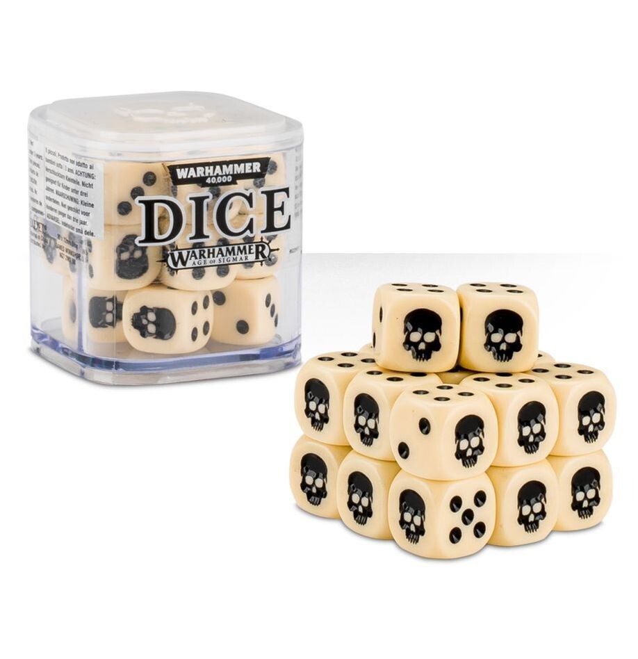 Dice Cube Würfel D6 (20) Ivory - Games Workshop