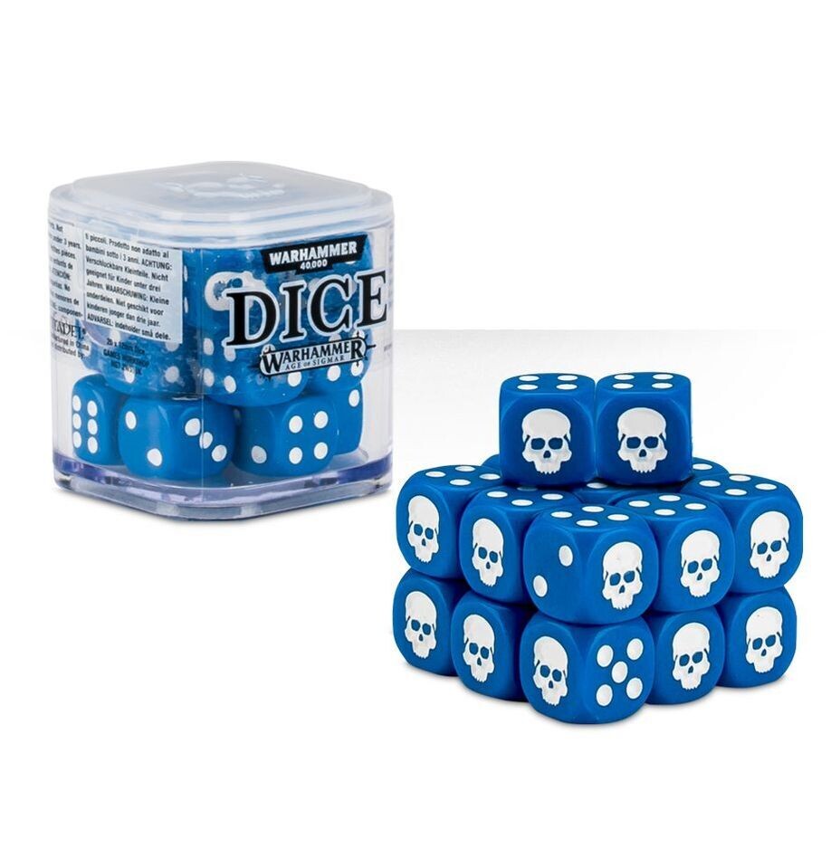 Dice Cube Würfel D6 (20) Blue - Games Workshop