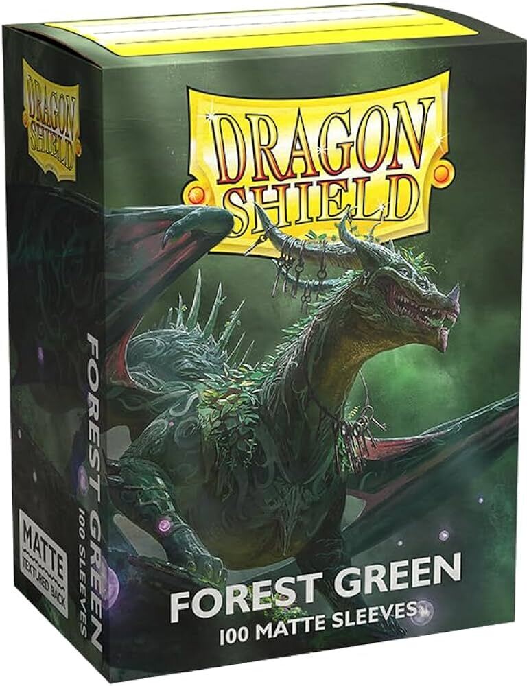Standard Sleeves - Forest Green (100 Sleeves) - Dragon Shield