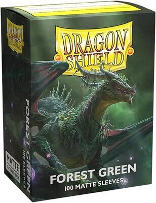 Standard Sleeves - Forest Green (100 Sleeves) - Dragon Shield