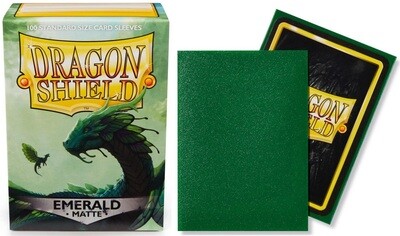 Standard Sleeves - Emerald Matte (100 Sleeves) - Dragon Shield