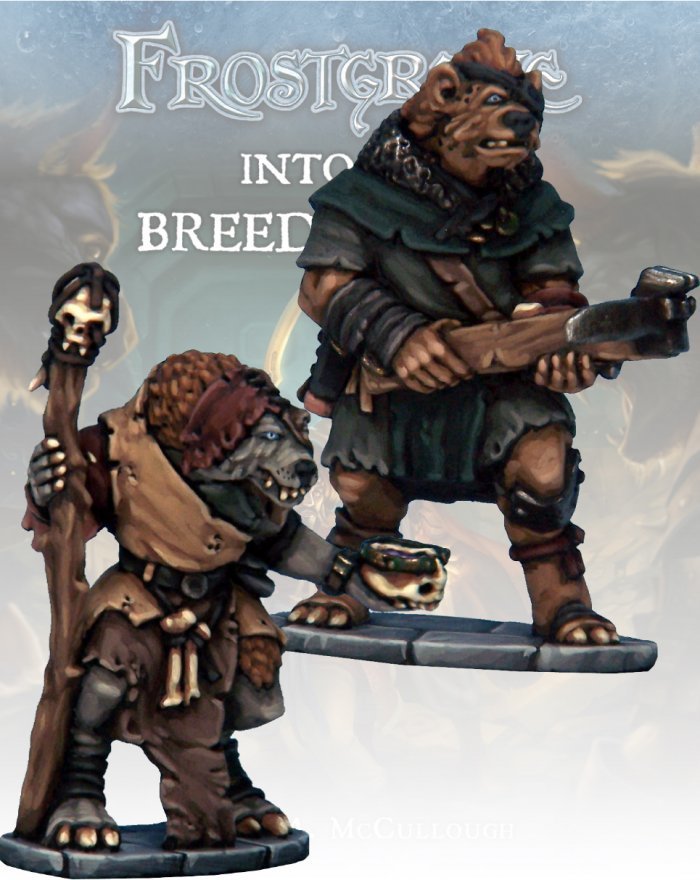 Gnoll Apothecary & Marksman - Frostgrave - Northstar Figures