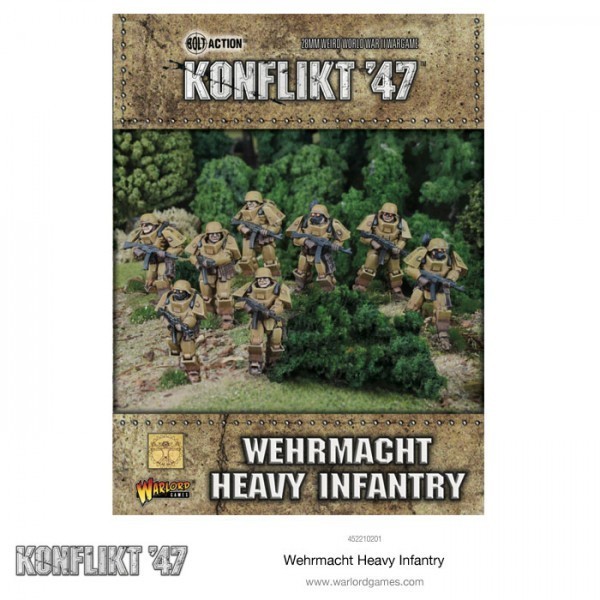 German Heavy Infantry - Konflikt '47 - Warlord Games