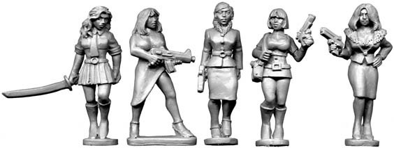 Corporate Babes 2 - Future Wars - Copplestone Castings