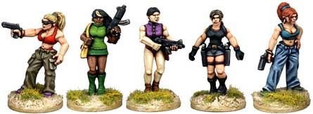 Babes with Guns II - Future Wars - Copplestone Castings