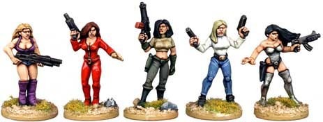 Babes with Guns - Future Wars - Copplestone Castings