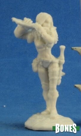 Anwyn, Female Bard Human Bard - Reaper Miniatures - Bones