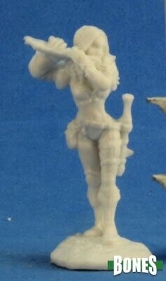 Anwyn, Female Bard Human Bard - Reaper Miniatures - Bones