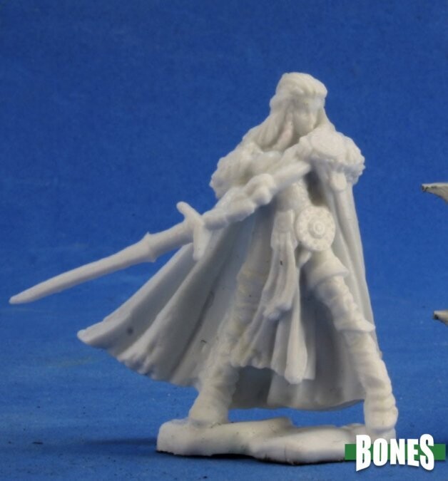 Highland Heroine Human Fighter Highlander - Bones - Reaper Miniatures