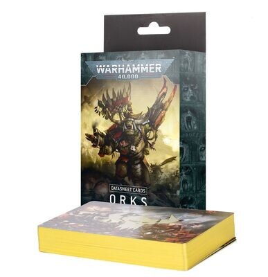 Datasheet Cards: Orks (Englisch) - Warhammer 40.000 - Games Workshop
