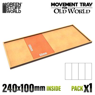 MDF Movement Trays - 240x100mm - Greenstuff World