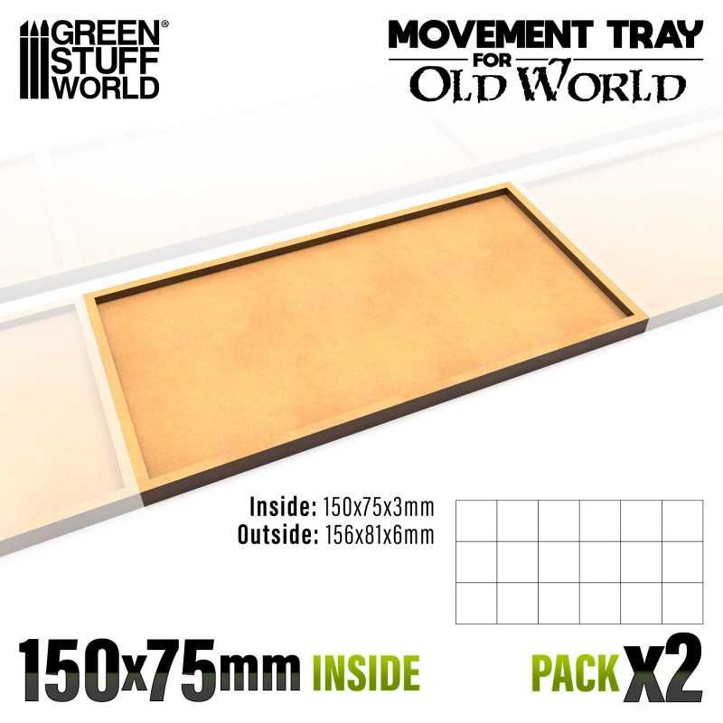 MDF Movement Trays Old World 120x150mm - Greenstuff World