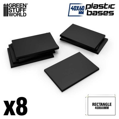 Plastic Rectangular Bases 40x60mm - Greenstuff World