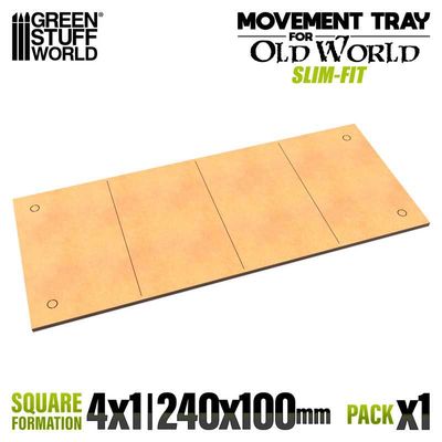 MDF Movement Trays - Slimfit 240x100mm - Greenstuff World