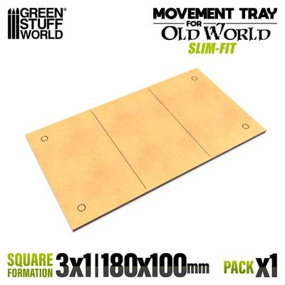 MDF Movement Trays - Slimfit 180x100mm - Greenstuff World
