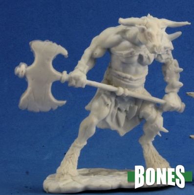 Bloodhoof, Minotaur Barbarian - Bones - Reaper Miniatures