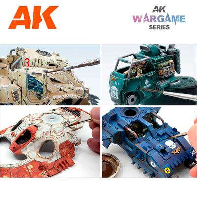 FULL RANGE WARGAME WASHES 14 UNITS - AK Interactive