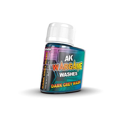 DARK GREY WASH – (Enamel) WARGAME SERIES - AK Interactive