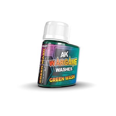 GREEN WASH – (Enamel) WARGAME SERIES - AK Interactive GREEN WASH – (Enamel) WARGAME SERIES - AK Interactive