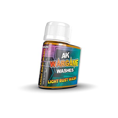 Light Rust Wash – (Enamel) WARGAME SERIES - AK Interactive