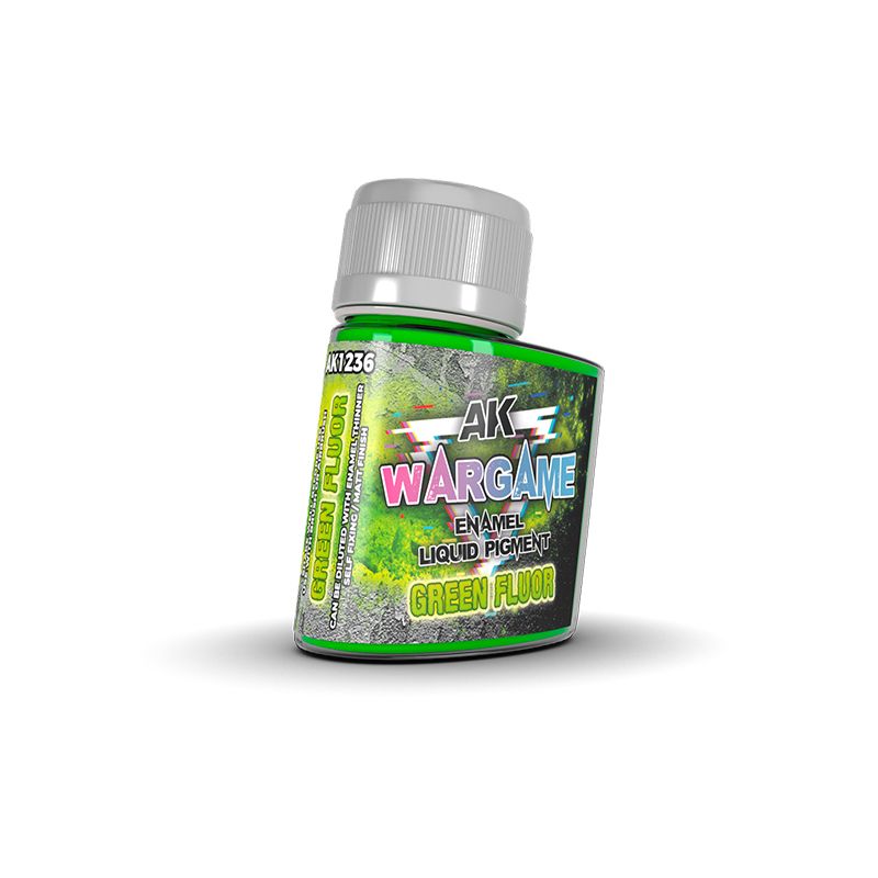 Green FLUOR  – (Enamel) WARGAME SERIES - AK Interactive