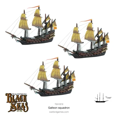 Black Seas: Galleon squadron
  - Black Seas - Warlord Games