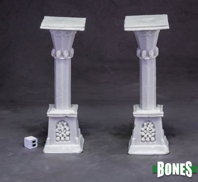 Graveyard Column (x2) Säule - Bones - Reaper Miniatures