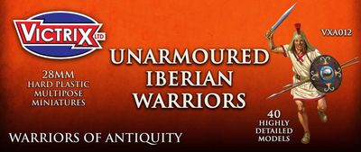 Ancient Iberian Unarmoured Warriors (40) - Victrix