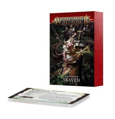Faction Pack: Skaven (Englisch) INDEX-KARTEN (prä Codex) - Age of Sigmar - Games Workshop