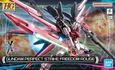 1/144 HGGBM 08 Gundam Perfect Strike Freedom Rouge - Bandai - Gunpla