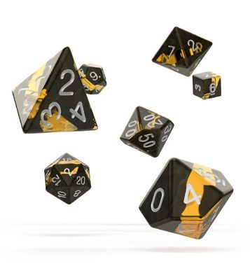 Oakie Doakie Dice RPG Set Enclave Amber (7)