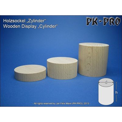 PK-Holzsockel-Zylinder-H/D 15x60mm - PK-Pro