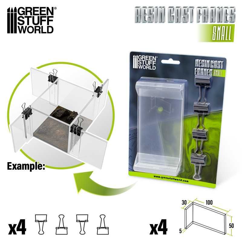 kleiner Formenrahmen Set Resin Cast Frames Small - Greenstuff World