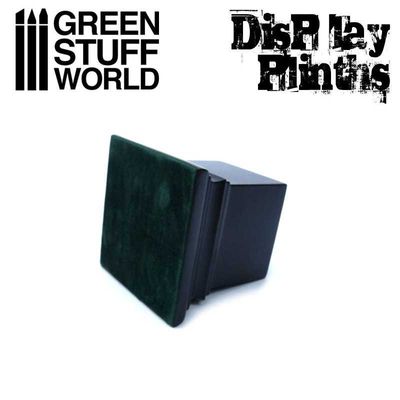 Quader Holzsockel 4x4 cm - Schwarz Display Plinth - Black - Greenstuff World