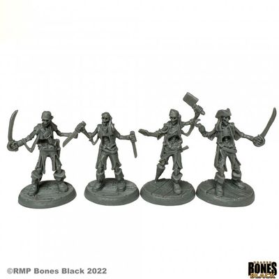 Skeletal Boarding Party (4)  - Bones - Reaper Miniatures