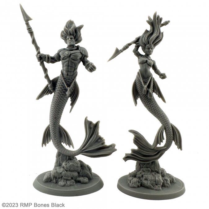 Merfolk Rangers (2) - Bones - Reaper Miniatures