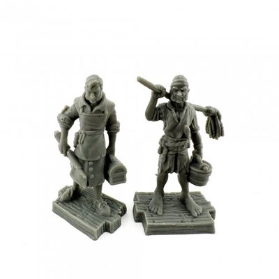 Swabbie and Sawbones - Bones Black - Reaper Miniatures